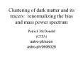 Clustering%20of%20dark%20matter%20and%20its%20tracers:%20renormalizing%20the%20bias%20and%20mass%20power%20spectrum PowerPoint PPT Presentation