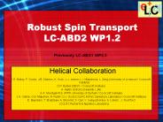 Robust Spin Transport LC-ABD2 WP1.2