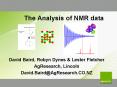 The Analysis of NMR data PowerPoint PPT Presentation