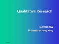 Qualitative Research PowerPoint PPT Presentation