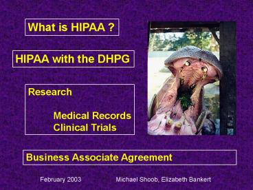 What is HIPAA ?