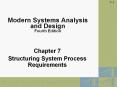 Structuring System Process Requirements PowerPoint PPT Presentation