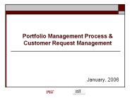 Portfolio Management Process