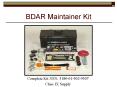BDAR Maintainer Kit PowerPoint PPT Presentation