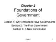 Chapter 2 Foundations of Government PowerPoint PPT Presentation
