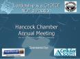 Leadership is a CHOICE NOT a Position Hancock Chamber Annual Meeting the voice of business guiding o PowerPoint PPT Presentation