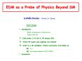 EDM as a Probe of Physics Beyond SM PowerPoint PPT Presentation