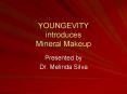 YOUNGEVITY introduces Mineral Makeup PowerPoint PPT Presentation