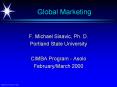 Global Marketing PowerPoint PPT Presentation