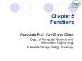 Chapter 5 Functions PowerPoint PPT Presentation
