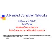 Advanced Computer Networks