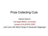Prize Collecting Cuts