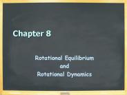 Rotational Equilibrium