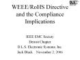 WEEE/RoHS Directive and the Compliance Implications PowerPoint PPT Presentation