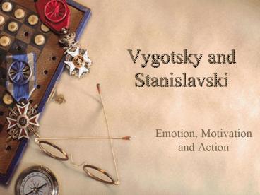 Vygotsky and Stanislavski