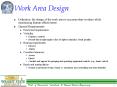Work Area Design PowerPoint PPT Presentation