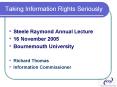 Taking Information Rights Seriously PowerPoint PPT Presentation