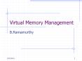 Virtual Memory Management PowerPoint PPT Presentation