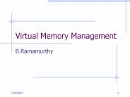 Virtual Memory Management