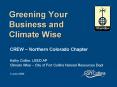 Greening Your Business and Climate Wise PowerPoint PPT Presentation