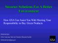 Smarter Solutions For A Better Environment PowerPoint PPT Presentation