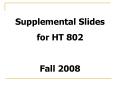 Supplemental Slides PowerPoint PPT Presentation