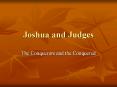 Joshua and Judges PowerPoint PPT Presentation