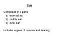 Ear PowerPoint PPT Presentation