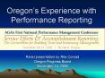 Oregons Experience with Performance Reporting PowerPoint PPT Presentation
