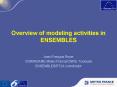 Overview of modeling activities in ENSEMBLES PowerPoint PPT Presentation