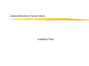 Classical theories on human nature