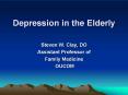 Depression in the Elderly PowerPoint PPT Presentation