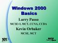 Windows 2000 Basics PowerPoint PPT Presentation