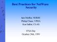 Best Practices for NetWare Security PowerPoint PPT Presentation
