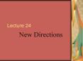 New Directions PowerPoint PPT Presentation