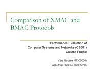 Comparison of XMAC and BMAC Protocols