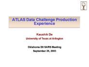 ATLAS Data Challenge Production Experience