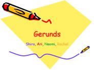 Gerunds
