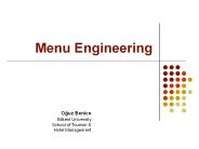 Menu Engineering