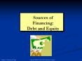Sources of Financing: Debt and Equity PowerPoint PPT Presentation