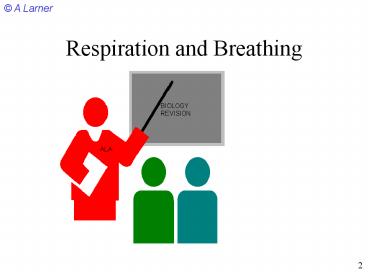 Respiration and Breathing