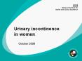 Urinary incontinence PowerPoint PPT Presentation