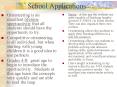 School Applications PowerPoint PPT Presentation