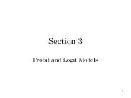 Probit and Logit Models