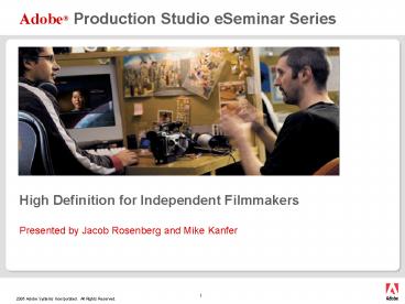 Adobe Corporate Template 2005
