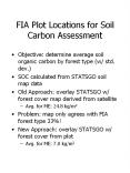 FIA Plot Locations for Soil Carbon Assessment PowerPoint PPT Presentation