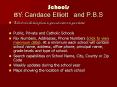 Schools By: Candace Elliott and P'B'S PowerPoint PPT Presentation