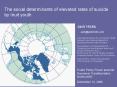 The social determinants of elevated rates of suicide by Inuit youth PowerPoint PPT Presentation