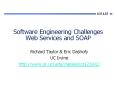 Software Engineering Challenges Web Services and SOAP PowerPoint PPT Presentation