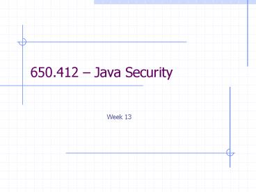 650'412 Java Security